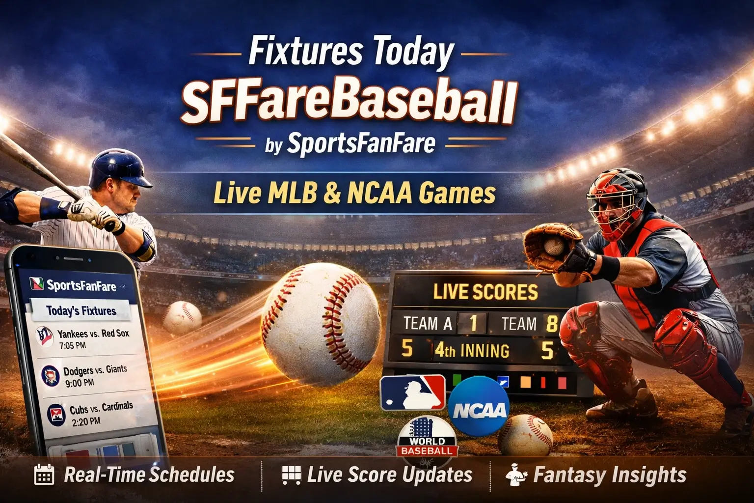 fixtures today sffarebaseball by sportsfanfare