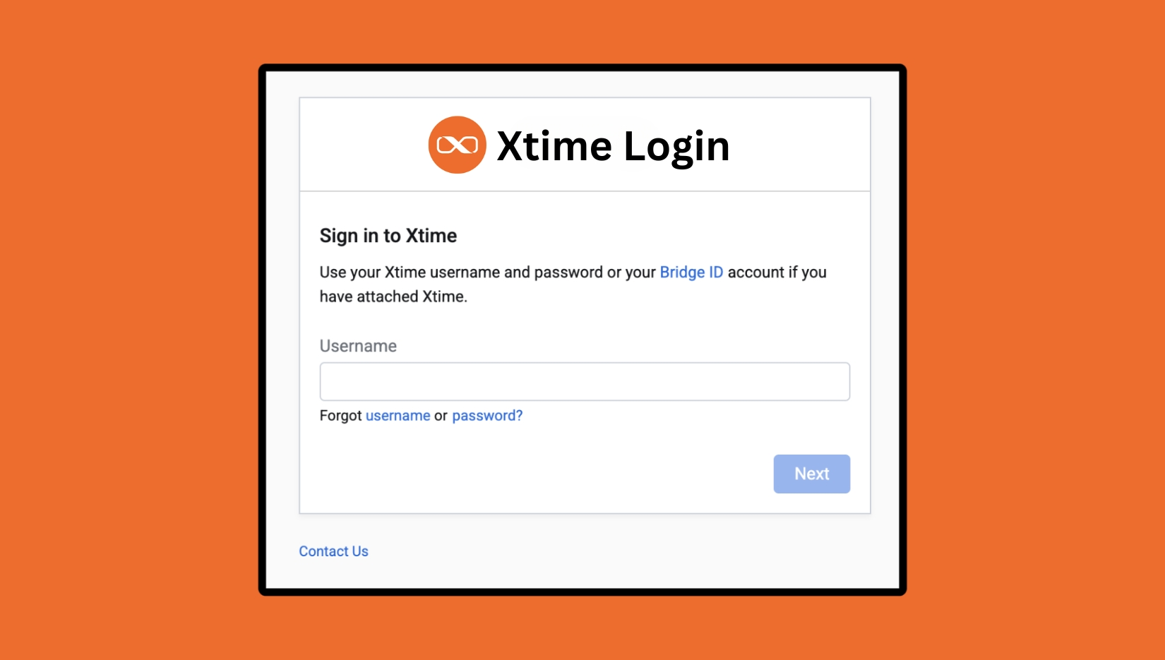 xtime login