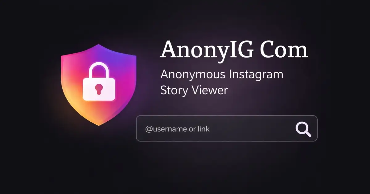 AnonyIG Com Anonymous Instagram Story Viewer